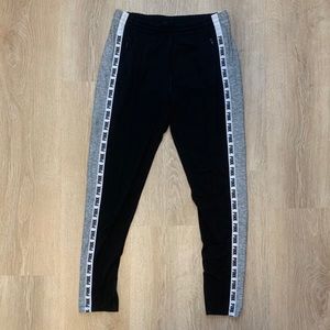 BLACK TRACK PANTS